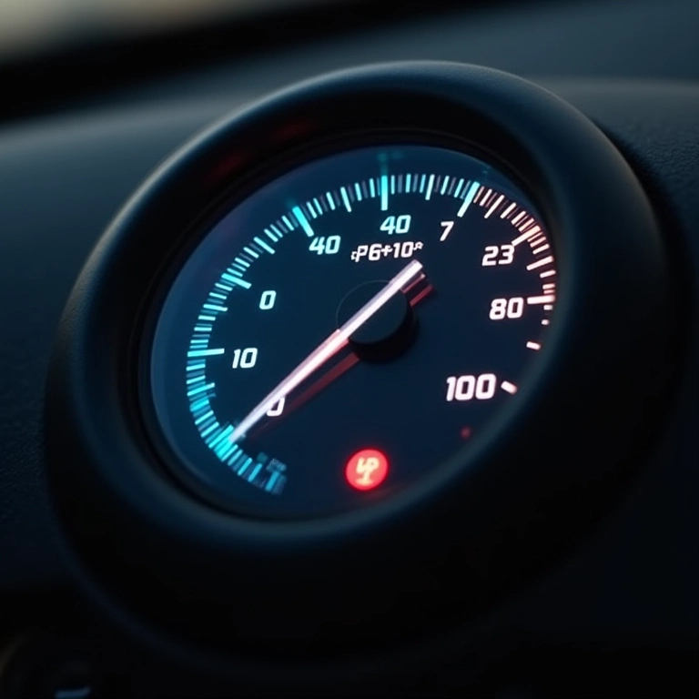 Manômetro digital de combustível com medição de alta precisão.