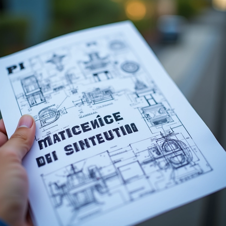 Mão segurando planta de invenção com destaque para 'Patente de Invenção (PI)'.