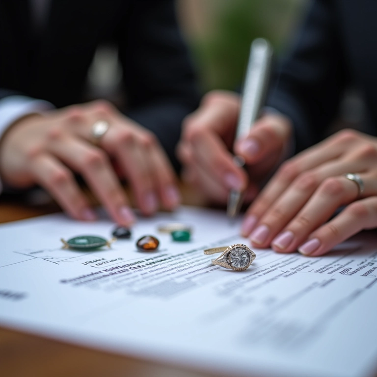 Mãos assinando formulário de inscrição MEI.