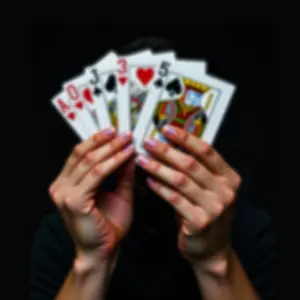 Risco de crédito: O perigo que você precisa conhecer Mãos hesitantes segurando um castelo de cartas prestes a desabar, representando o risco financeiro.