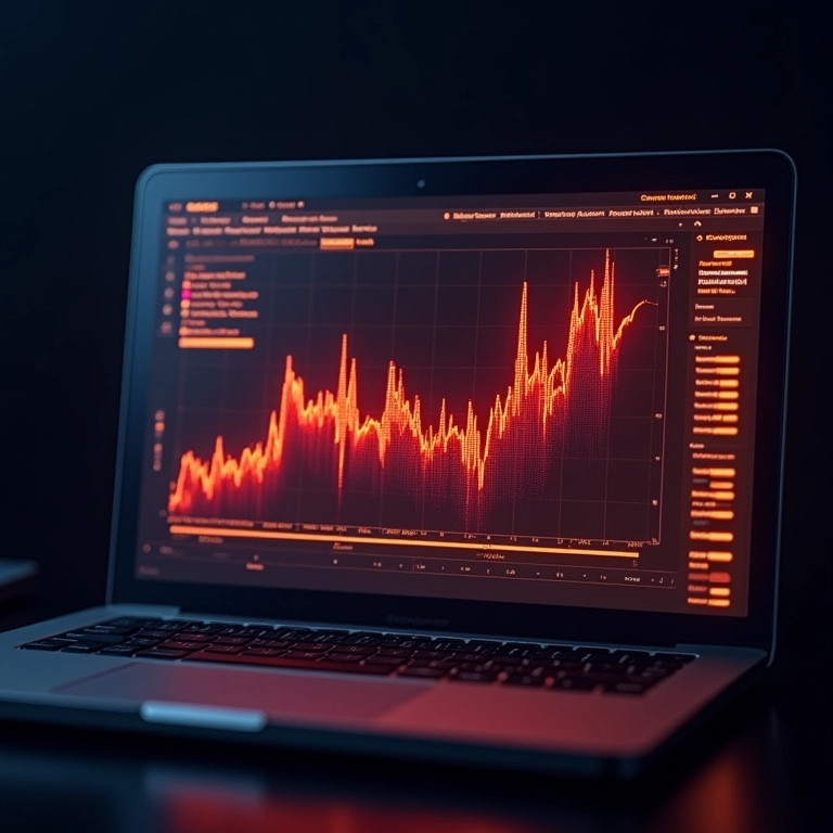 Mapa de calor em design de site, mostrando áreas de clique do usuário.