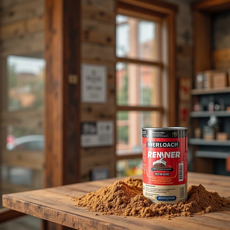 Massas para madeira da Renner para reparo de janelas.