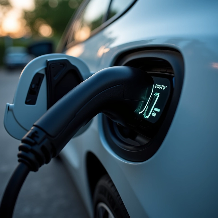 Medição de custos de carregamento de carro elétrico.