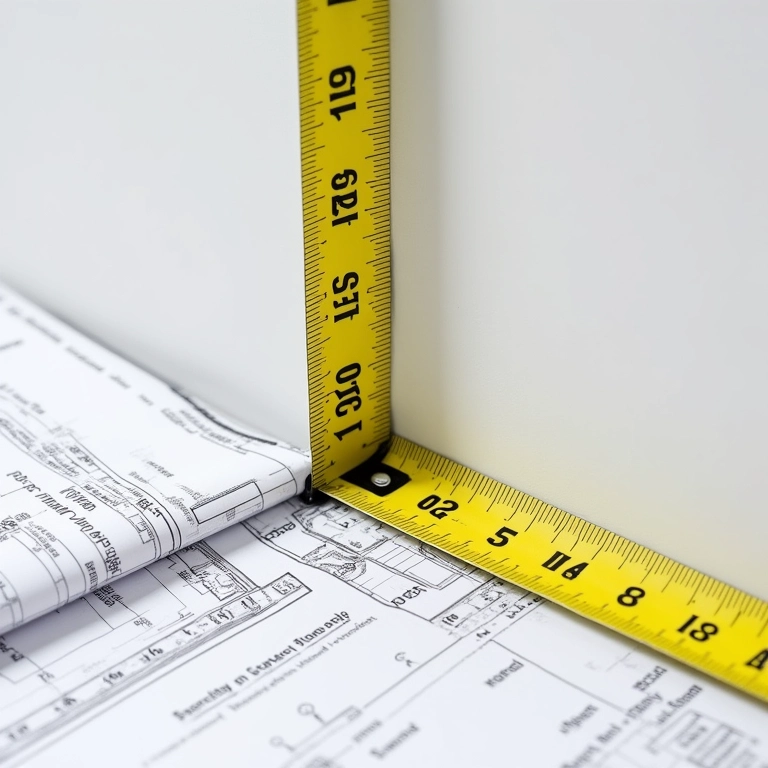 Medidas ideais de um canto alemão em um projeto.