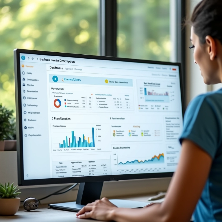 Medindo a eficácia das descrições de produtos em dashboard.