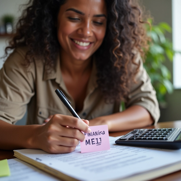 MEI fazendo planejamento financeiro para a aposentadoria.