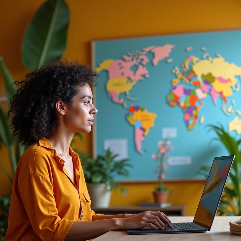 MEI planejando metas financeiras com quadro de visão