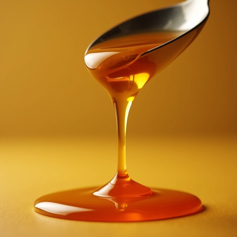 Mel como remédio natural para aliviar a garganta inflamada.