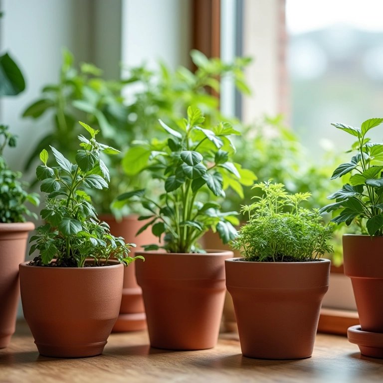 Melhores tipos de vasos para horta em apartamento.
