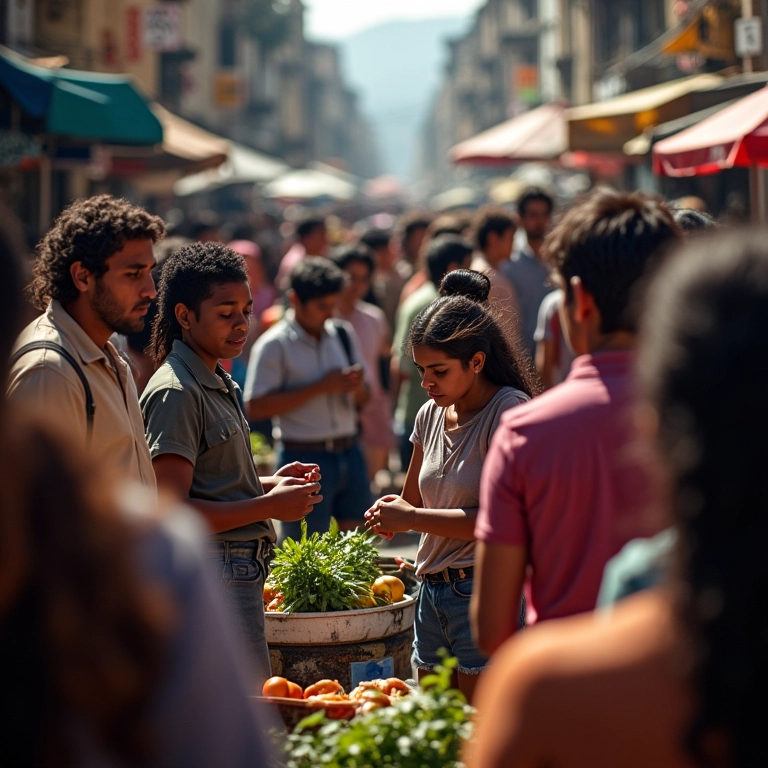 Mercado movimentado no Brasil, representando a necessidade de alvará em áreas de grande circulação.