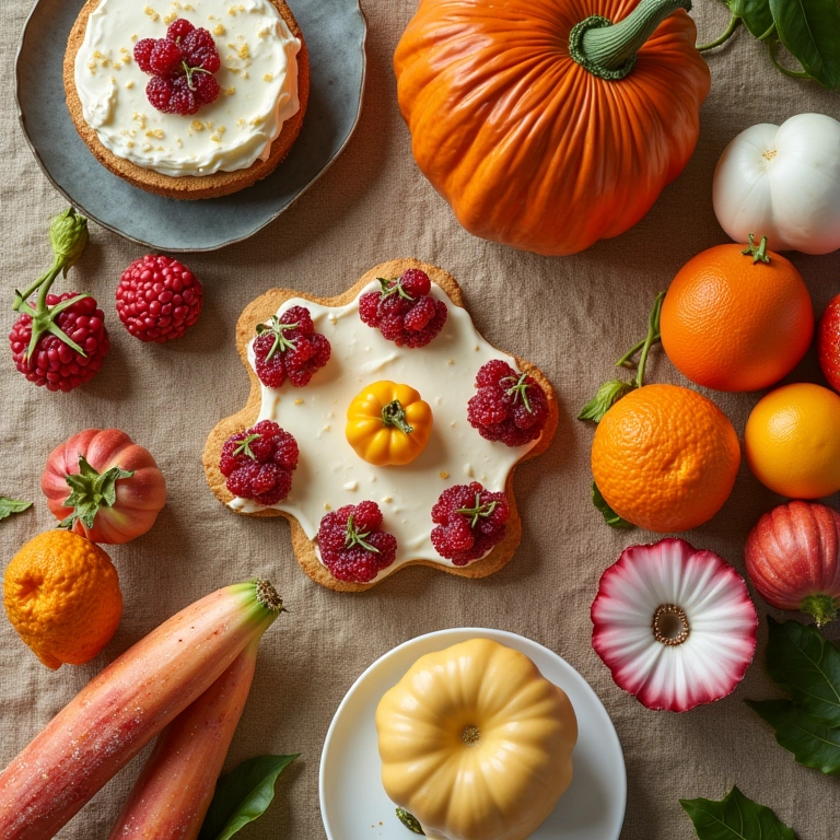 Sobremesas Simples e Deliciosas Faça Em Minutos Mesa farta com sobremesas caseiras e coloridas.