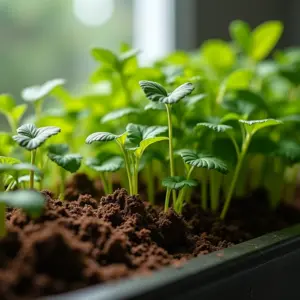 Minhocário Doméstico Como Fazer Adubo De Qualidade Minhocário doméstico com plantas viçosas crescendo, minhocas ativas.