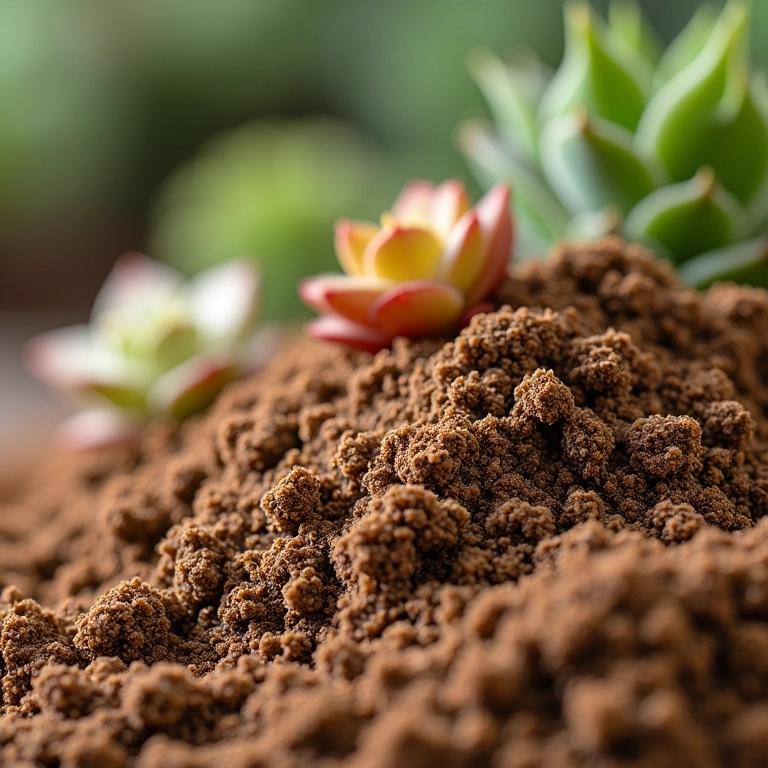 Mistura de solo ideal para suculentas com perlita e areia.