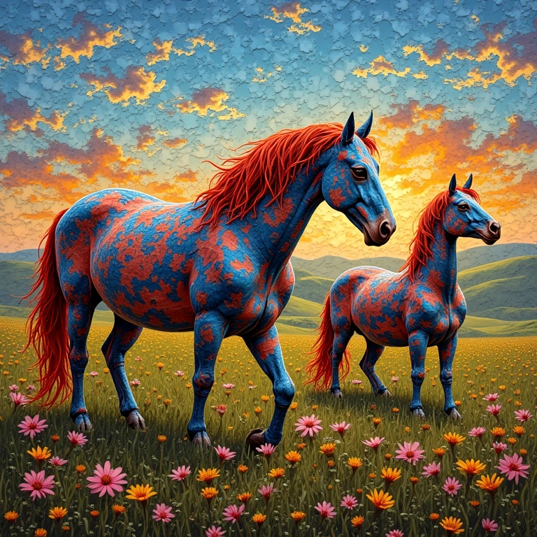 Mosaicos criativos e inovadores.