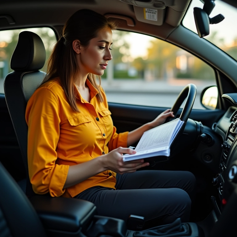 Mototaxista MEI organizando suas finanças.