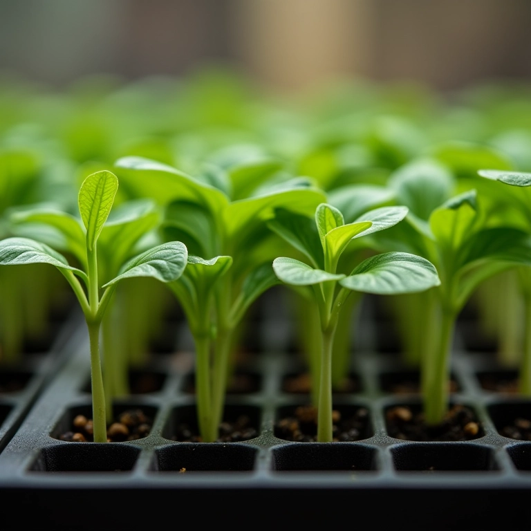 Mudas de inhame da costa sendo selecionadas.