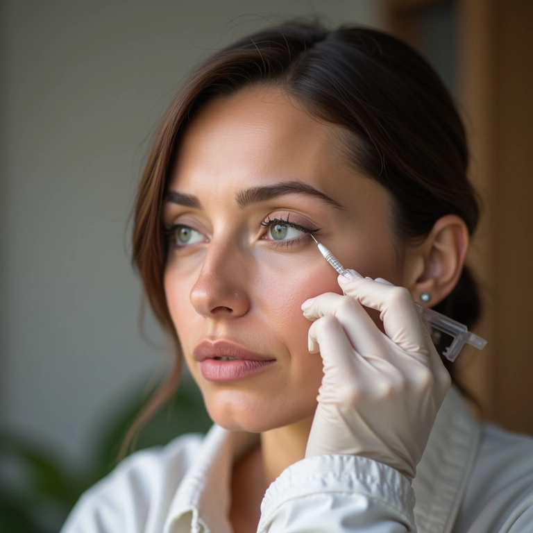 Mulher aplicando Botox Capilar sem formol em casa.