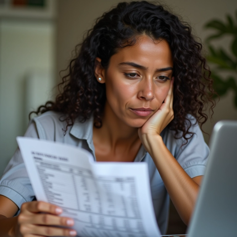 Mulher brasileira calculando se o MEI vale a pena para o seu negócio.