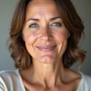 Preenchimento de Mandíbula: Defina o Rosto sem Cirurgia Mulher com mandíbula definida após preenchimento, resultado natural.