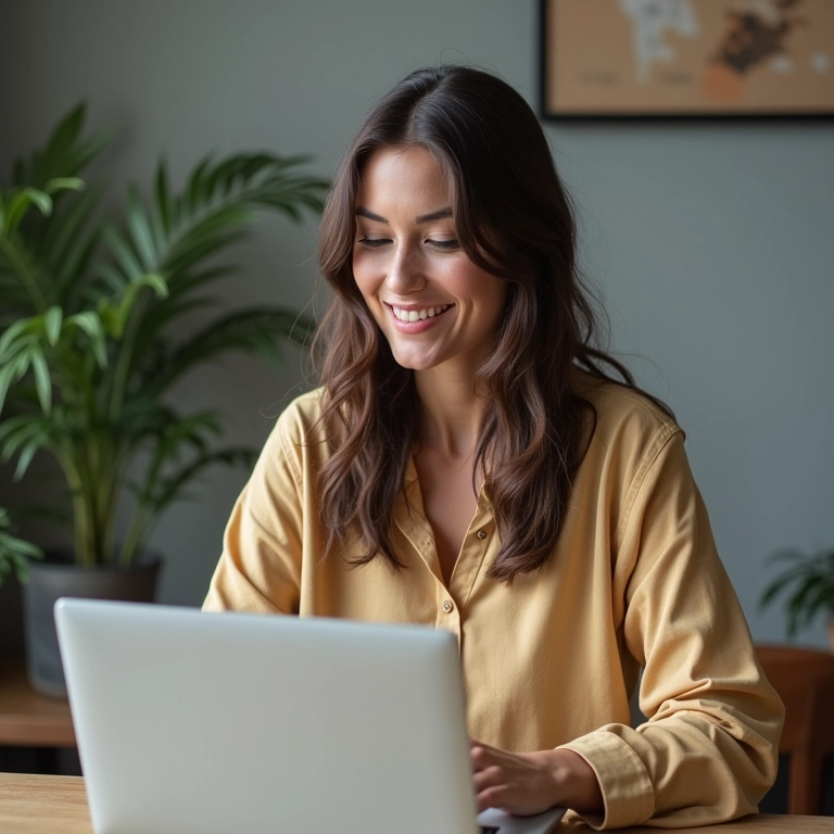 Mulher negociando dívida com empresa, mostrando a importância de negociar dívidas para limpar o nome.