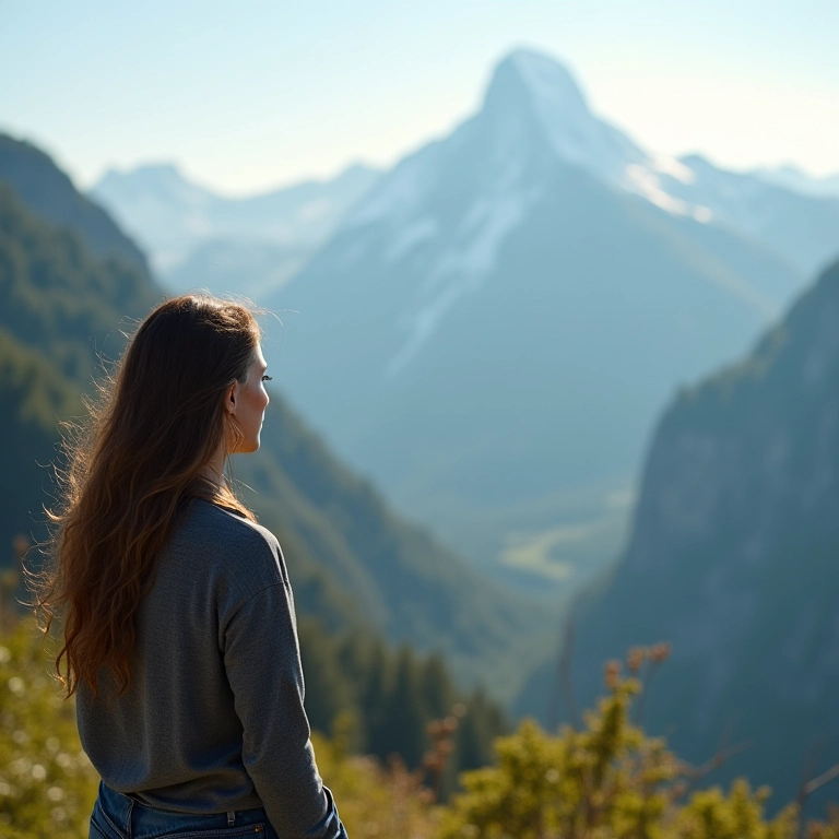Mulher refletindo, encontrando Ikigai sem largar o emprego.