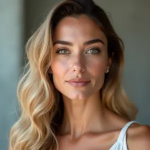 Botox Capilar: Alisa ou Só Trata- A Verdade Revelada Mulher sorrindo exibindo cabelo saudável após tratamento de Botox Capilar.