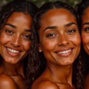 Autobronzeador: Como Usar Para Um Bronze Perfeito Mulheres brasileiras exibindo pele bronzeada com autobronzeador.