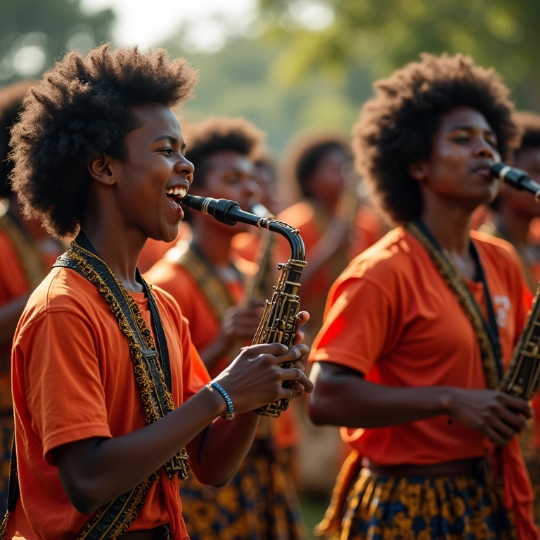 Músicos improvisando em roda de Samba de Partido Alto.