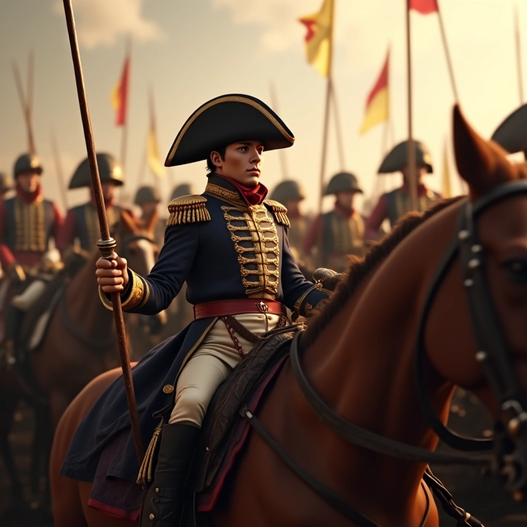 Napoleão Bonaparte no Golpe do 18 de Brumário.