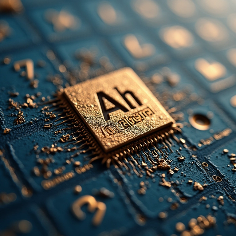 Número atômico destacado na Tabela Periódica