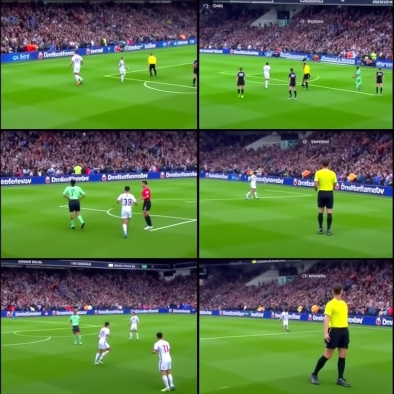 O processo de revisão do VAR em etapas: do lance à decisão.