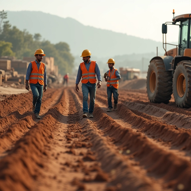 Obra com poucos erros e progresso suave.