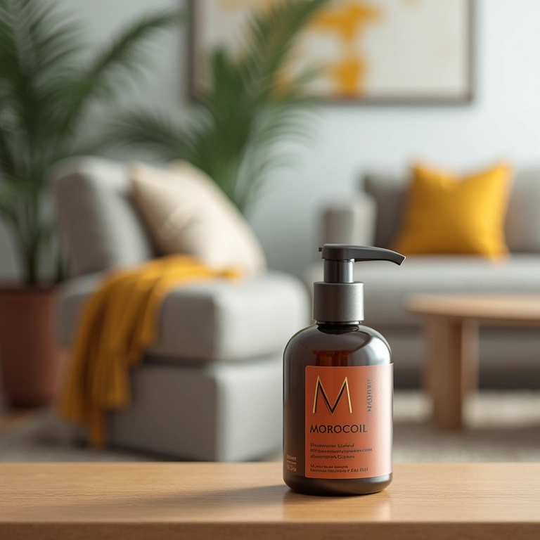 Óleo capilar da Moroccanoil para hidratação e brilho.