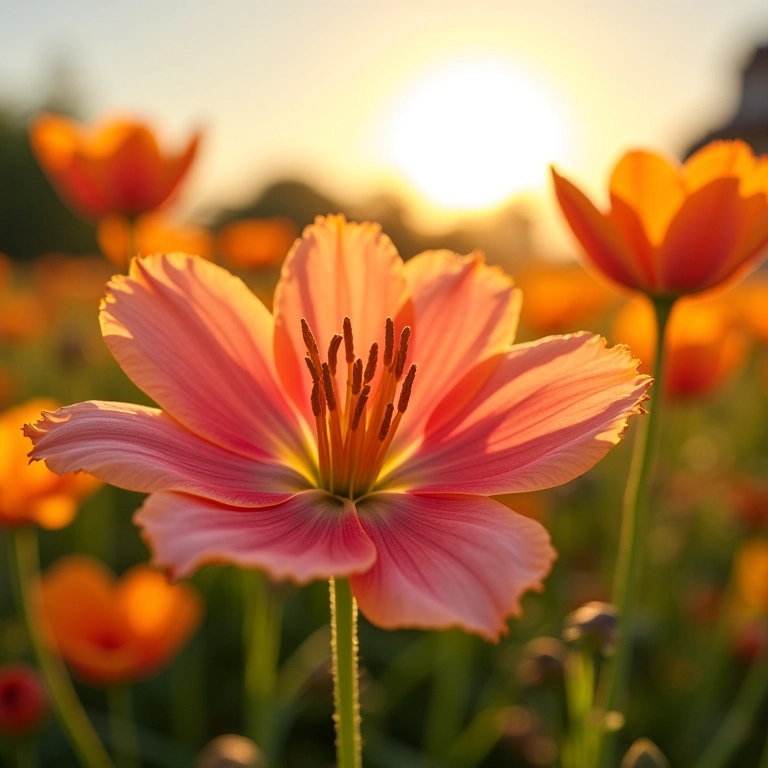 Onze-horas florescendo sob o sol forte.