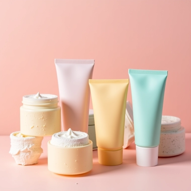 Opções de esfoliantes faciais suaves para todos os tipos de pele.