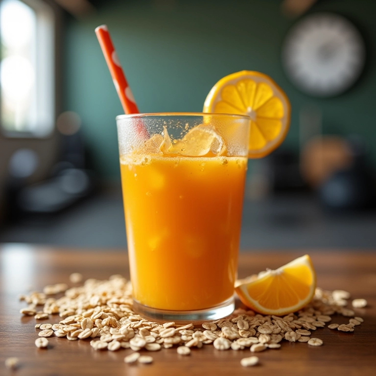 Paçoca fit com aveia e mel.