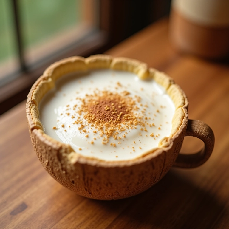 Paçoca vegana com açúcar de coco.