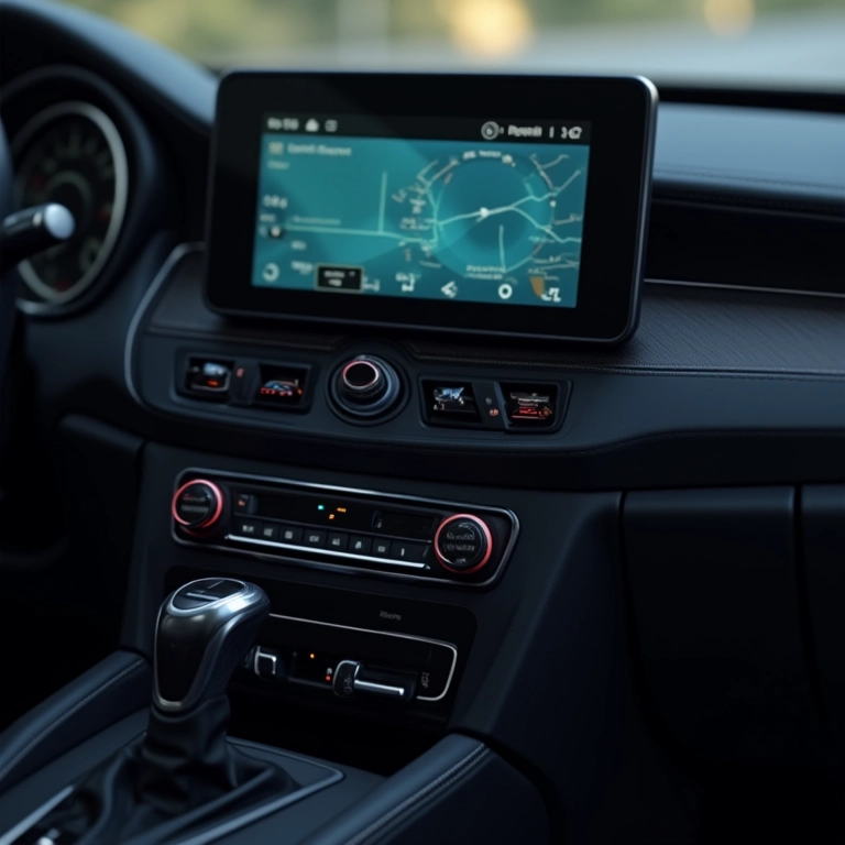 Painel do carro mostrando o sistema Launch Control ativado.