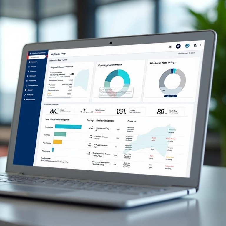 Painel do ClickUp mostrando o progresso do projeto.