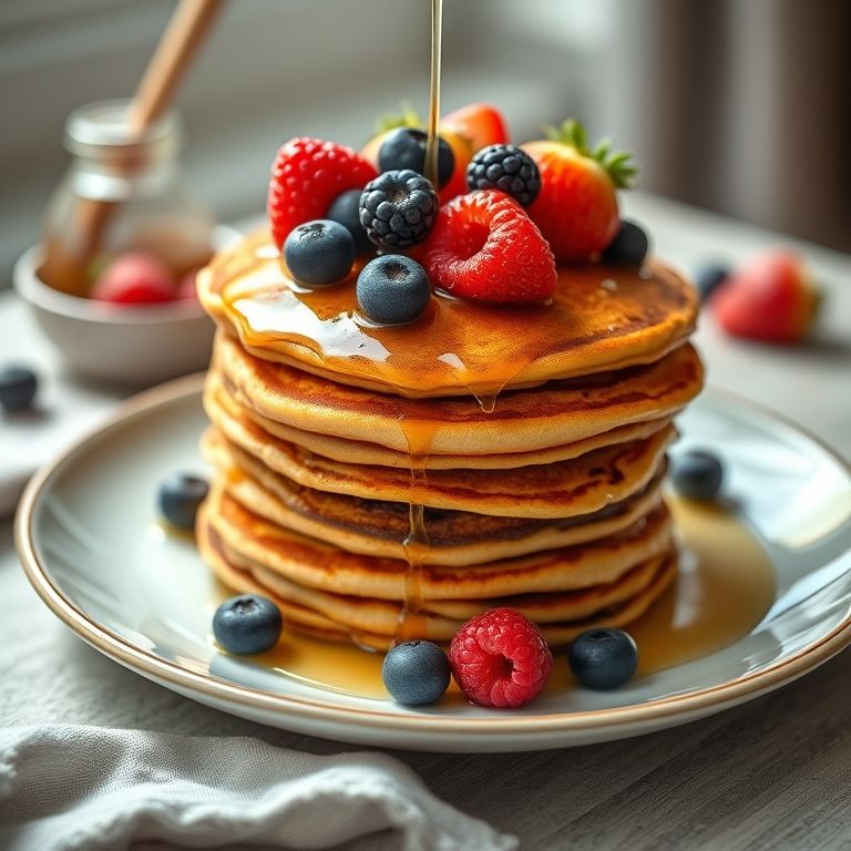Panqueca de cenoura e ricota.