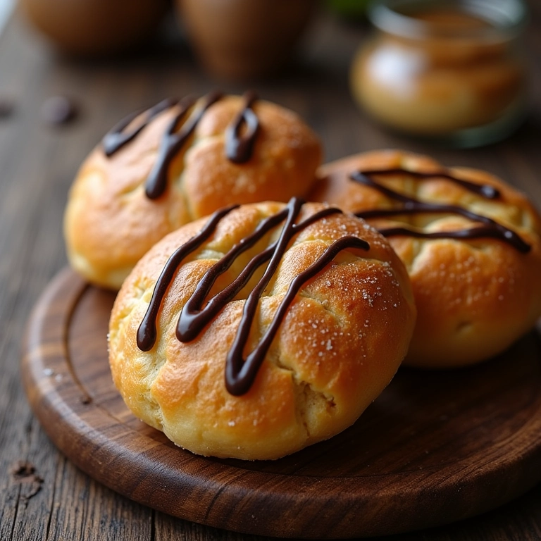 Pão de mel caseiro coberto com chocolate.