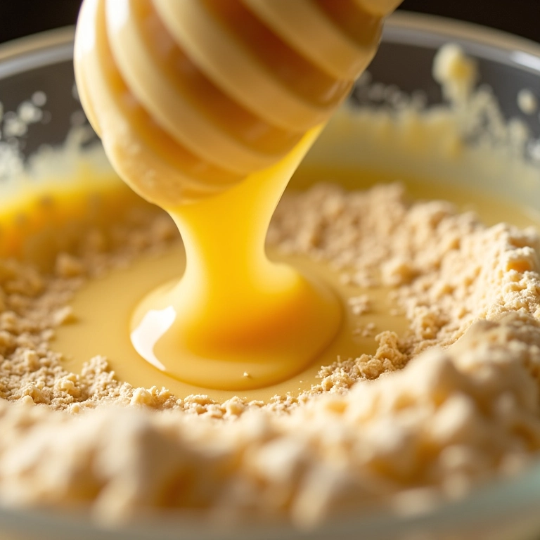 Pão de mel com farinha alternativa.