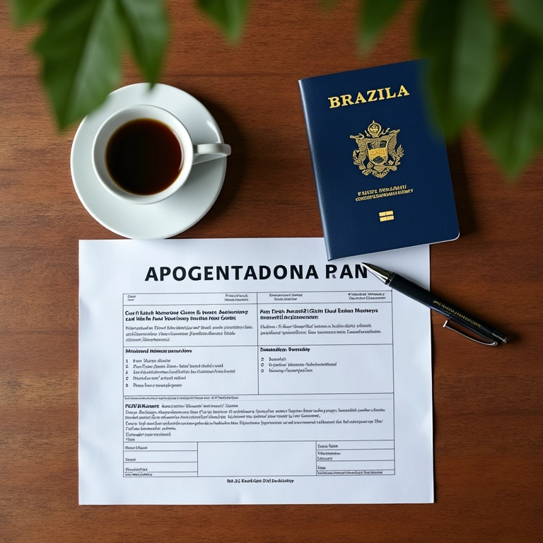 Passaporte e plano de aposentadoria MEI.