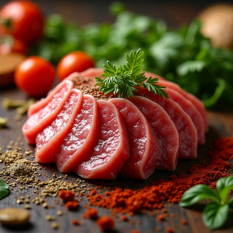 Patê de atum com ervas e especiarias variadas.