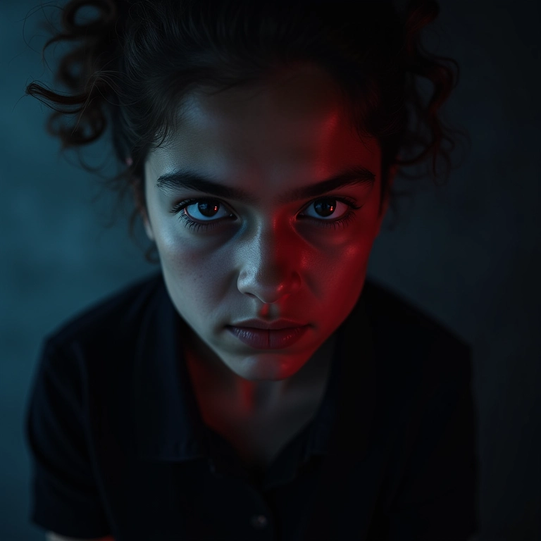 Pessoa intensa representando o signo de Escorpião.