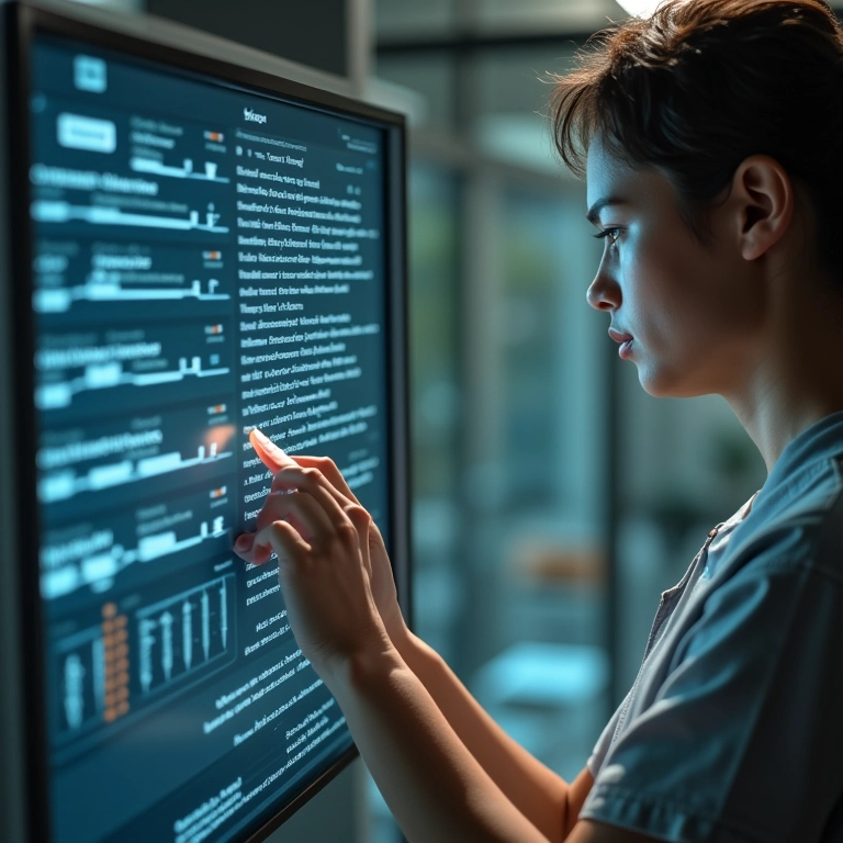 Pessoa usando ferramentas de prompts de IA repetidamente, mostrando a melhoria com a prática.