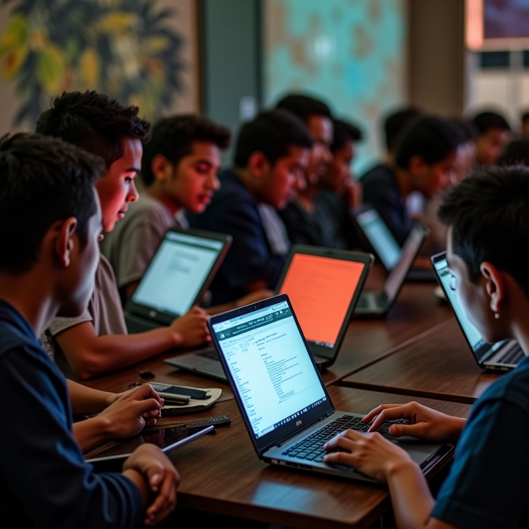 Pessoas usando laptops com telas representando cookies de sessão (temporários) e cookies persistentes (permanentes).