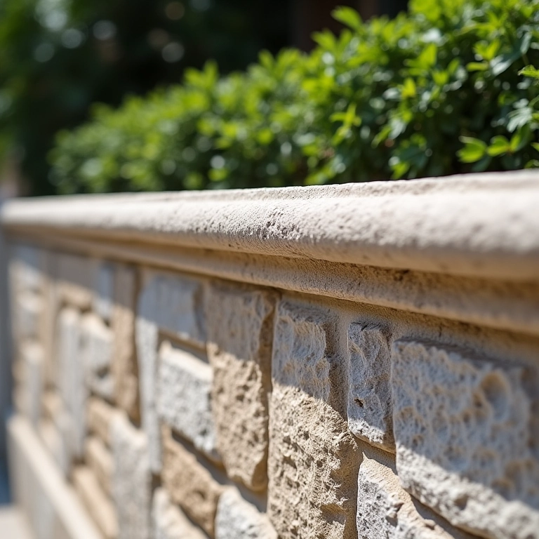 Pingadeira de pedra: sofisticação e naturalidade na proteção de muros.