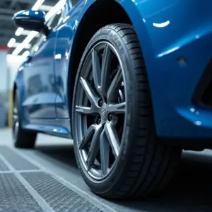 Pintura Eletrostática em Rodas: Durabilidade e Acabamento Pintura eletrostática em rodas de carro, detalhe do processo.