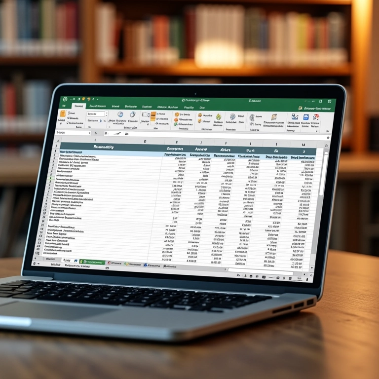 Planilha de orçamento para reforma de biblioteca particular.
